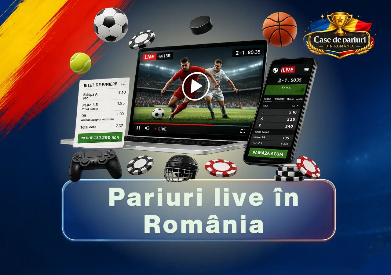 Top pariuri live din România în 2026
