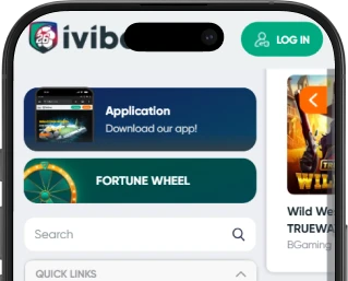 Ivibet Casino mobile app