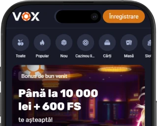 Vox Casino mobile app